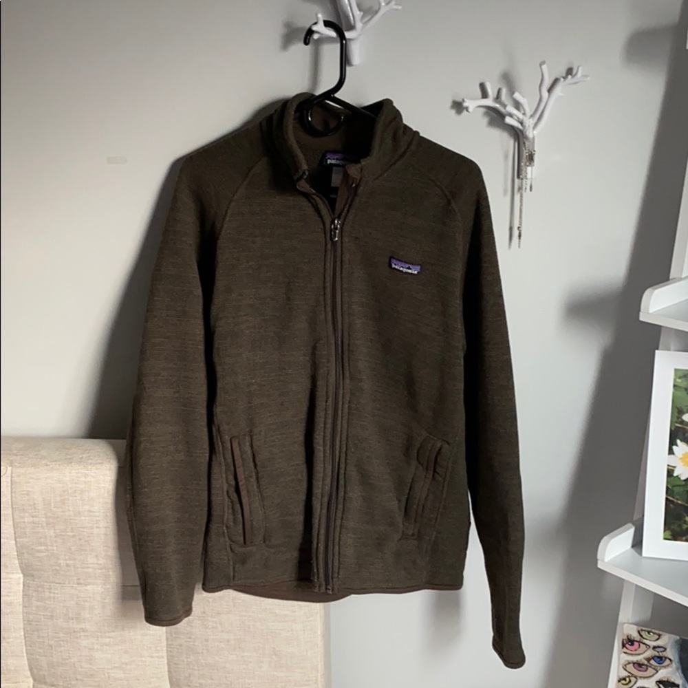 Patagonia Brown full zip sweatshirt
